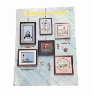 Lighthouses Coastal Views Cross Stitch Pattern Book Nancy Wisneskey  1993